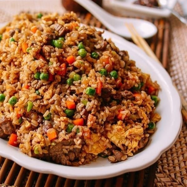 Brown Fried Rice.