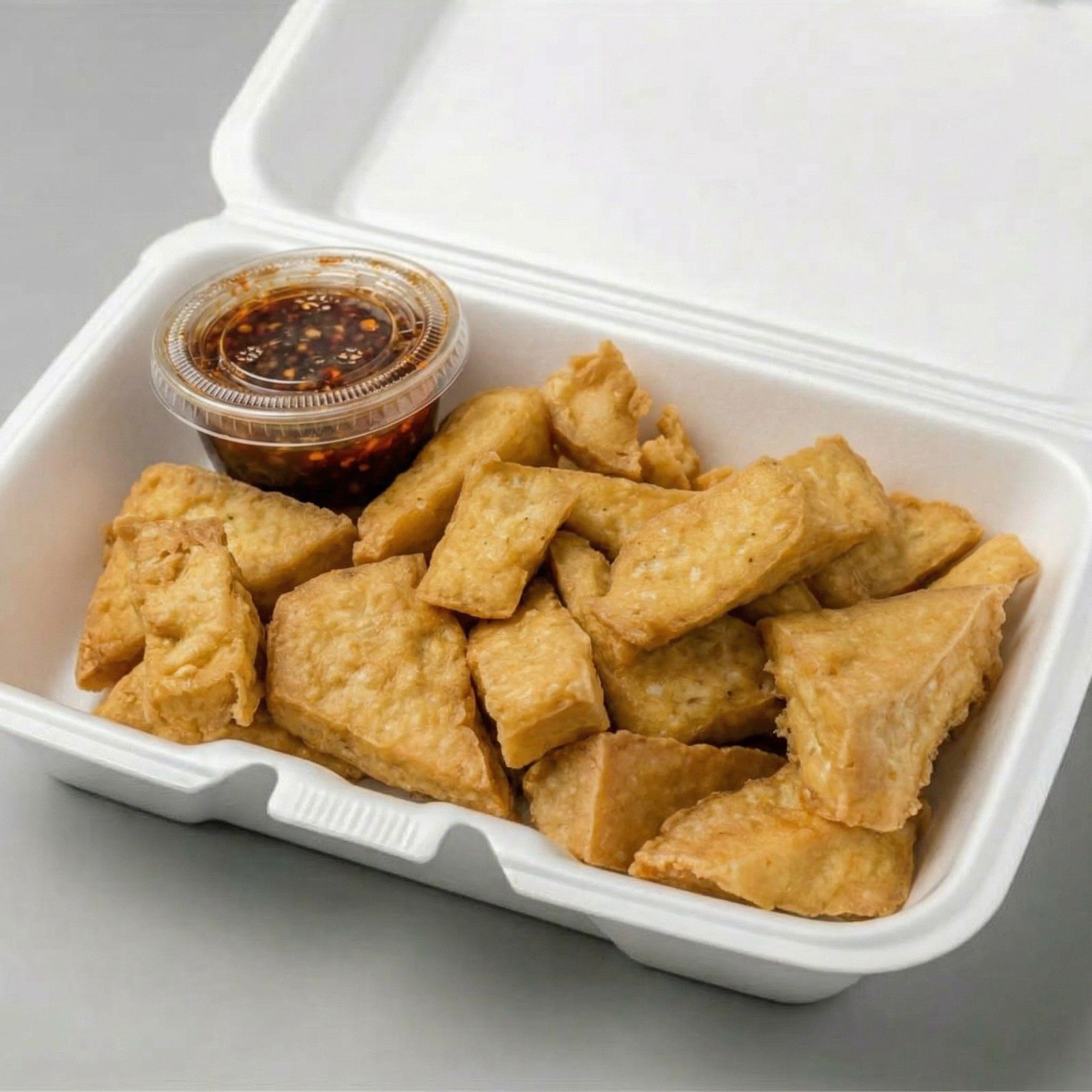 Fried Golden Gate (Tofu).