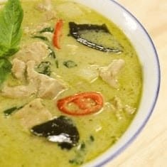 Lunch Green Curry.