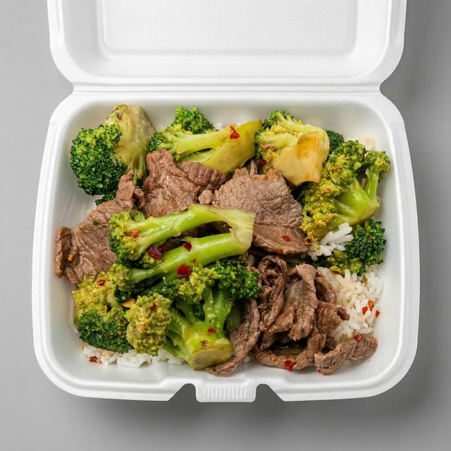 Stir-Fried Broccoli.