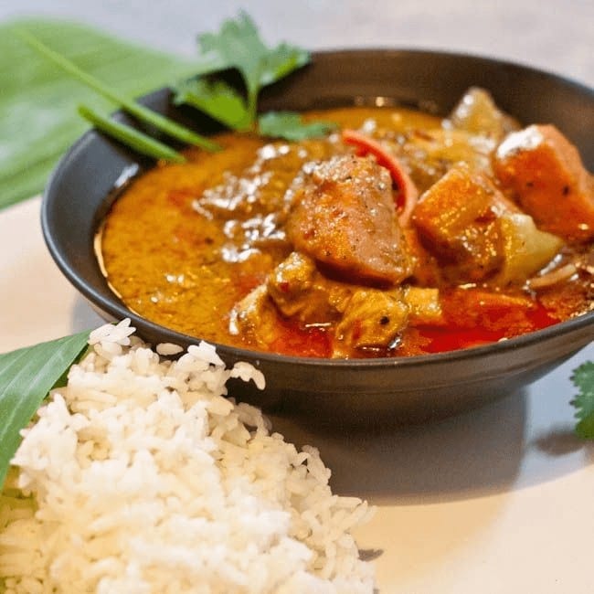 Lunch Massaman Curry.