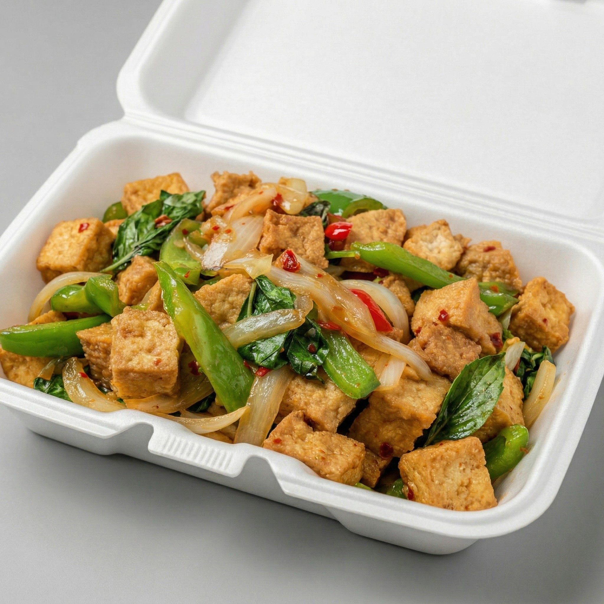 Pad Grapao (Thai Basil).