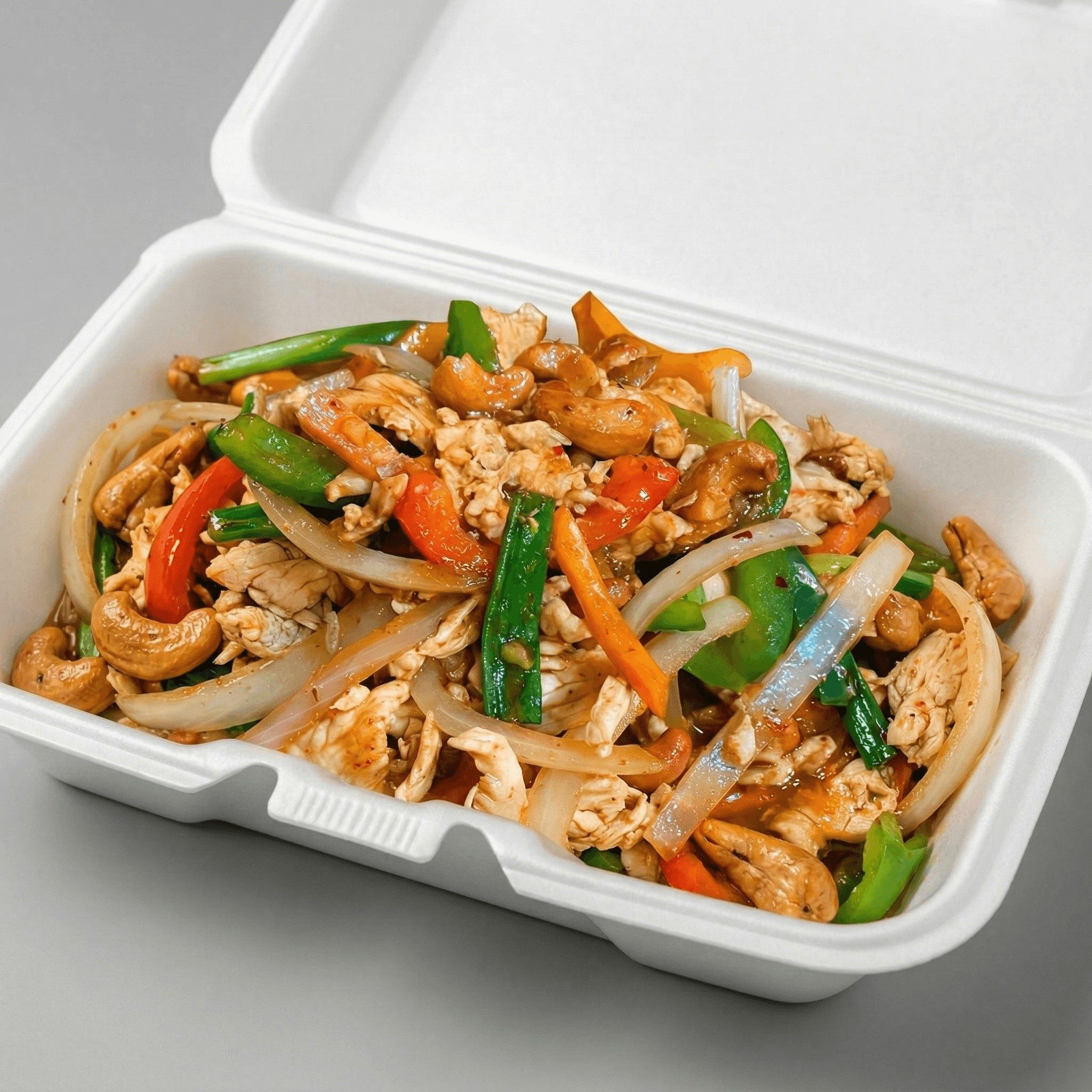 Lunch Cashew Nut Chicken.