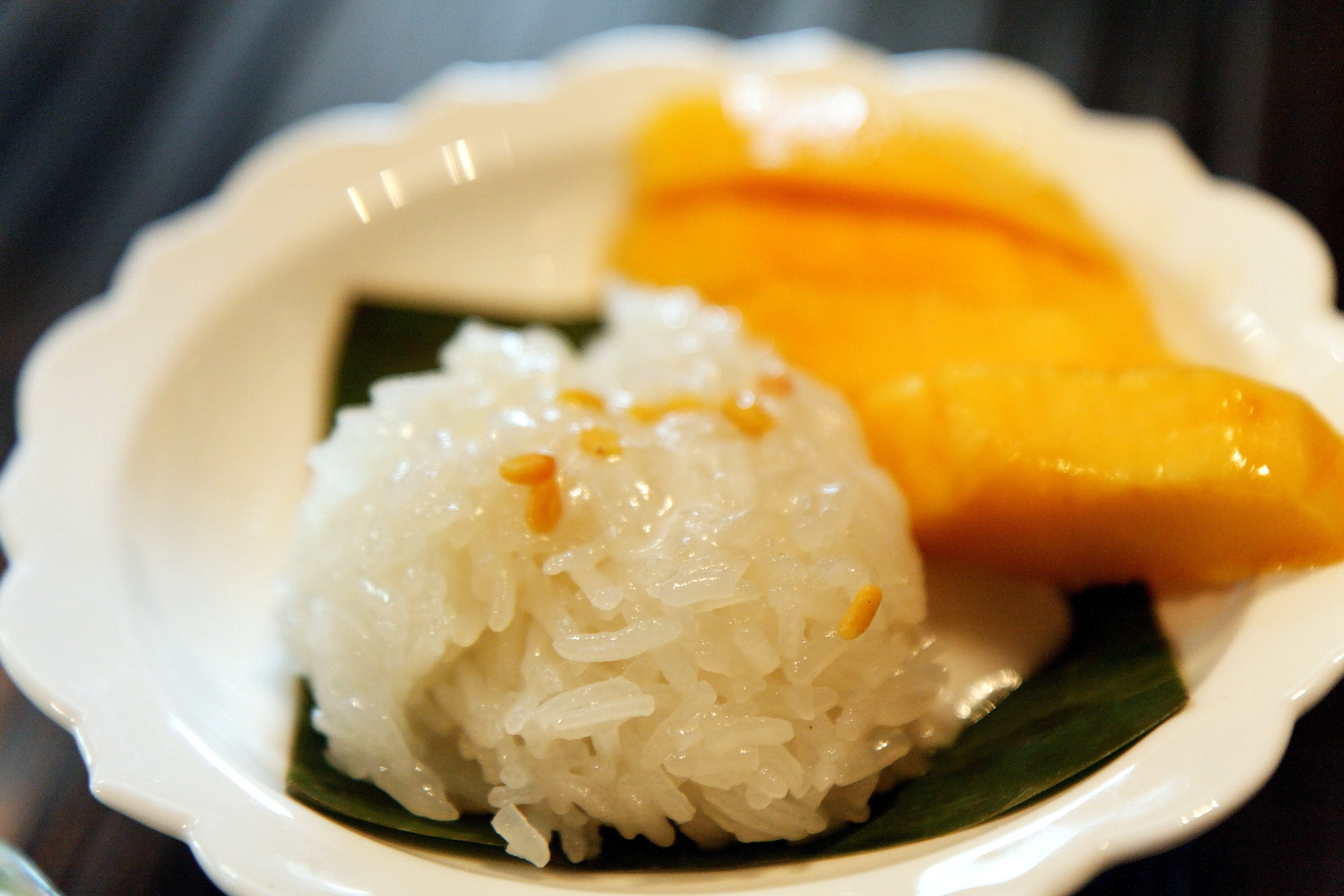 Sweet Sticky Rice with Mango.